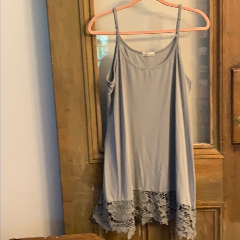 Lace top/dress extender camisole